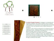 Tablet Screenshot of cocobolo.com